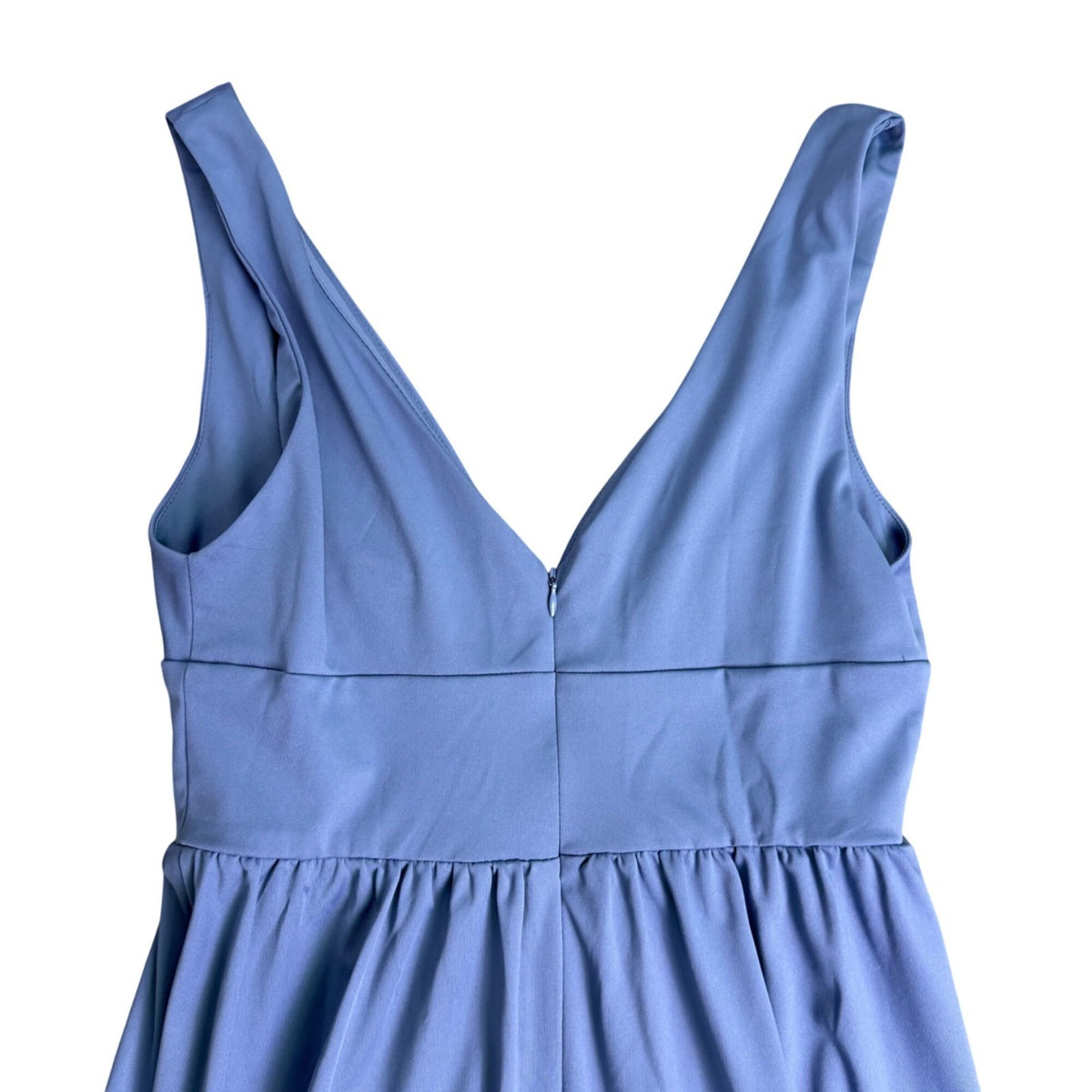 Ever Pretty Womens Blue V-Neck Maxi Dress Sleeveless Flowy Gown Size XL
