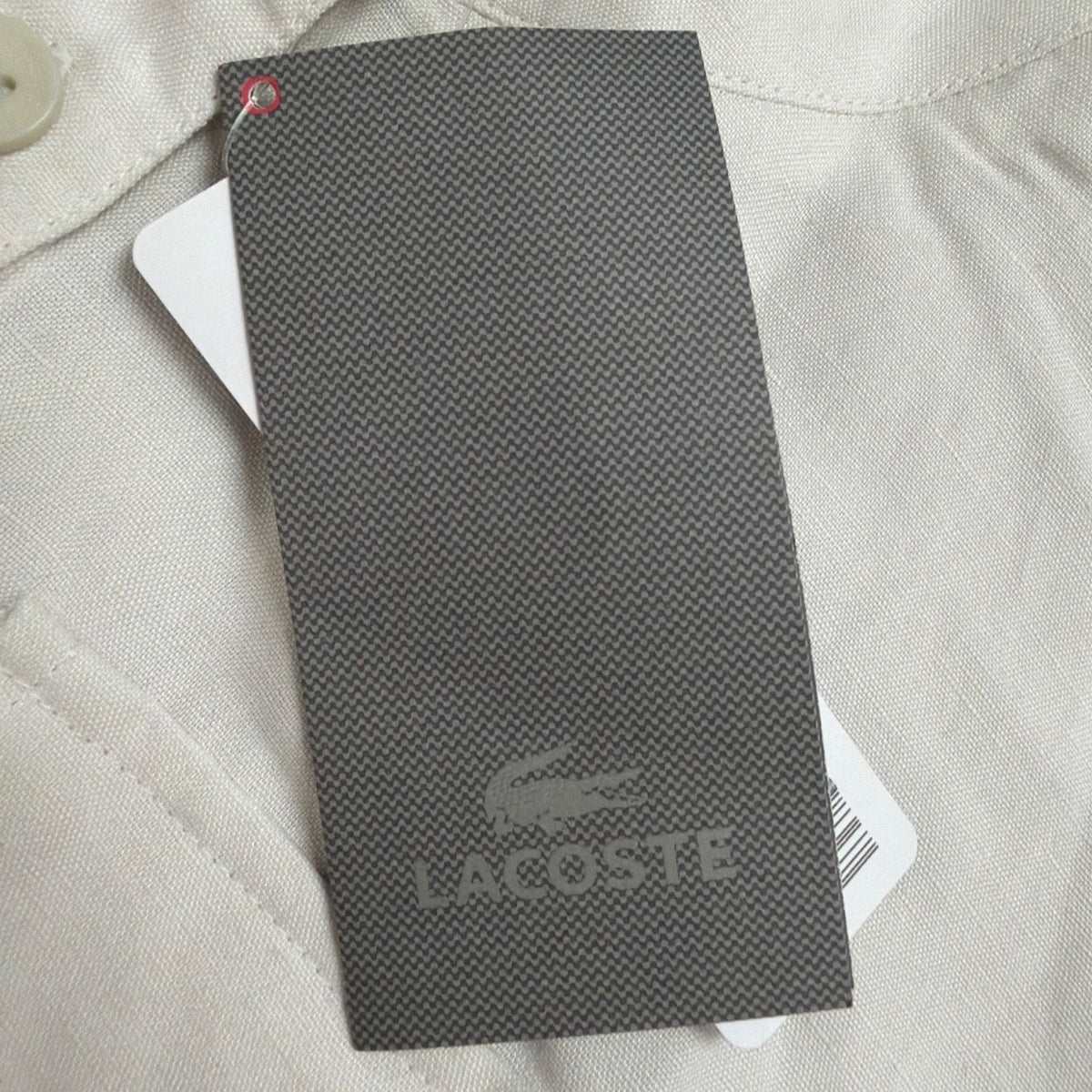 Lacoste Womens White Sleeveless Safari Vest Jacket With Pockets Size 38