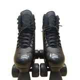 Infinity Skates Men’s Black Adjustable Size Quad Roller Skates US Size 3-6 M