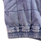 Free People Womens Blue Quilted Cotton Jacket Zip Front Lightweight Casual Sz S