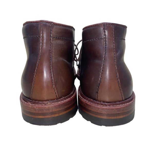 Alden Men’s Brown Horween Chromexcel Leather Lace-Up Ankle Chukka Boots Size 12