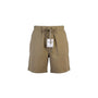Fashion Clothing Womens Tan Drawstring Casual Shorts Size Large