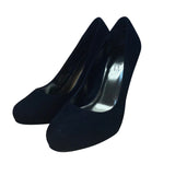 Thalia Sodi Women’s Black & Gold Round Toe Chrissy 2 High Heels Pumps Size 7M