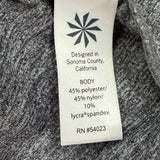 Athleta Women’s Gray Polyester/Nylon Hooded SweaterFull Zip Lightweight Size S