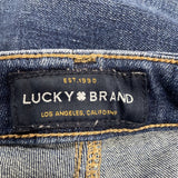 Lucky Brand Womens Blue Cotton Blend Lolita Skinny Frayed Hem Jeans Size 4/27