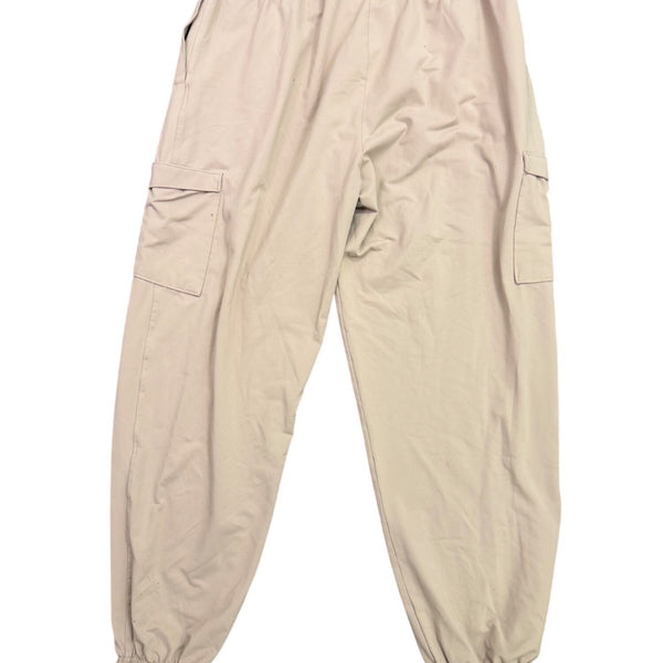 Under Armour Mens Beige Stretch & Loose Fit Cargo Joggers Size L