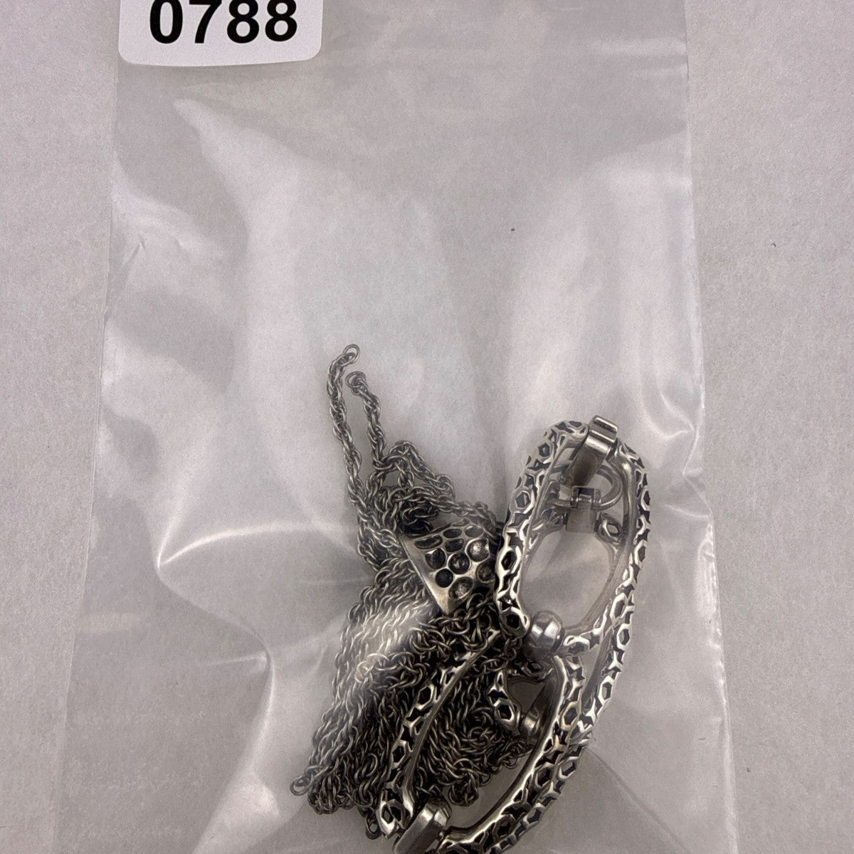 Kendra Scott Womens Silver Tone Metal Open Link Chain Tassel Bracelet