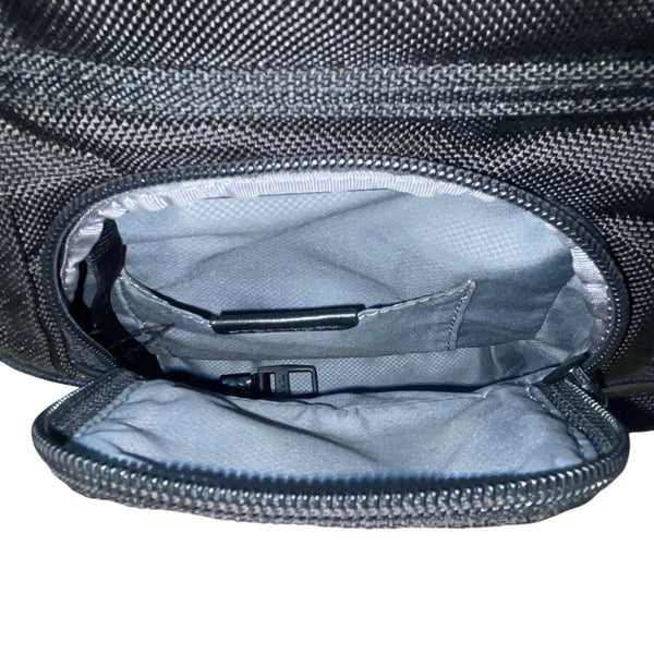 Tumi Men’s Black Nylon With Multiple Compartments Deluxe Laptop Backpack