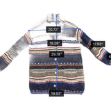 United Colors Of Benetton Womens Multicolor Wool Button-Up Cardigan Sweater Sz M