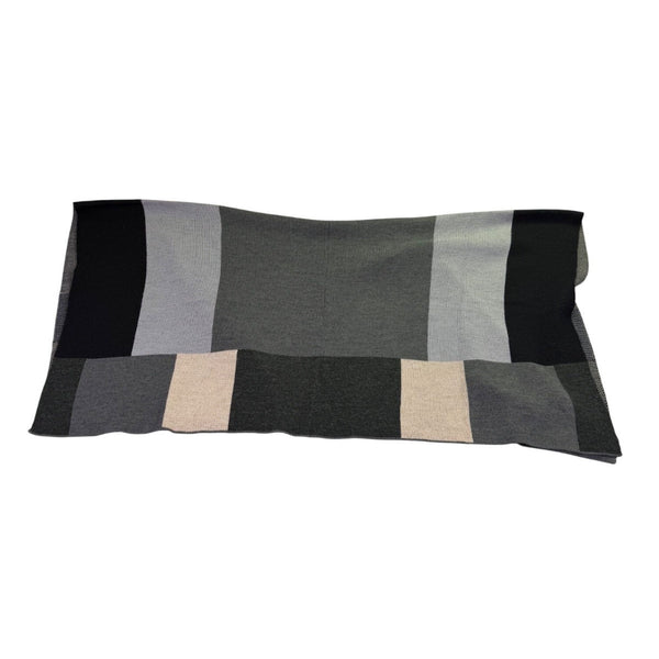 Coldwater Creek Colorblock Open Front Poncho Wrap