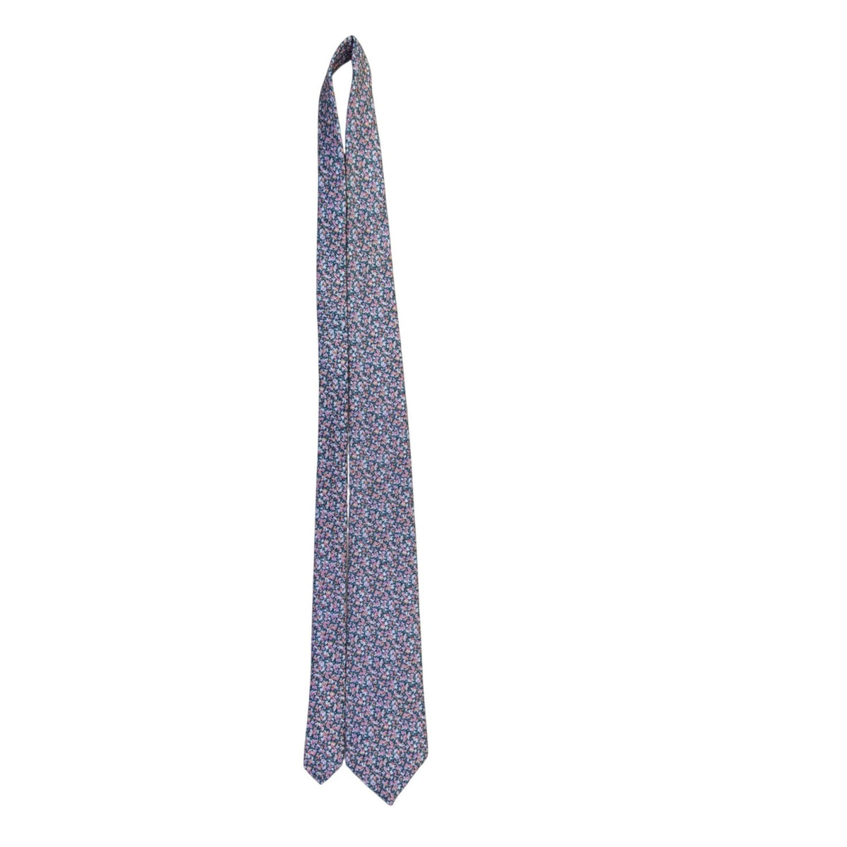 Liberty Mens Multicolor Floral 100% Cotton Tie Made In USA Slim Pattern