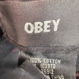 Obey Mens Multicolor Cotton Patterned Adjustable Strapback Hat