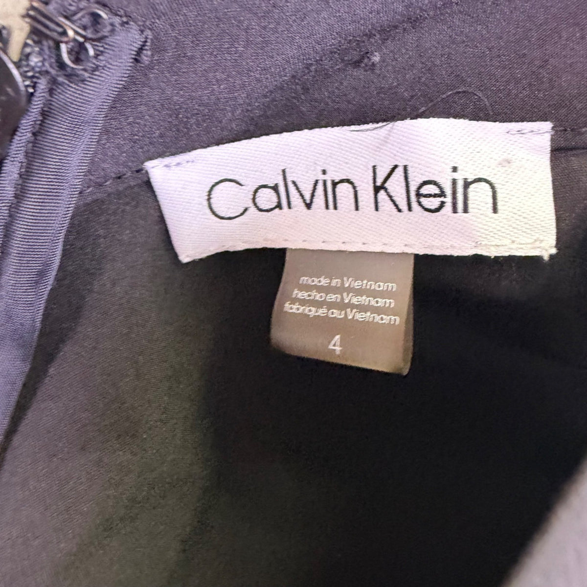 Calvin Klein Womens Black Sleeveless Romper With Drawstring Waist Size 4