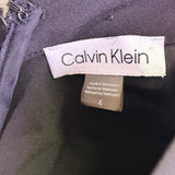 Calvin Klein Womens Black Sleeveless Romper With Drawstring Waist Size 4