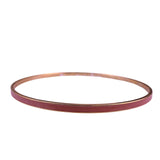 Alfani Womens Rose Gold Tone Metal Slim Bangle Bracelets Set Of 3 Modern Design