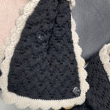 Kate Spade New York Women’s Black Bun Slip On Flat Sandals Sz 9B