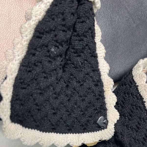 Kate Spade New York Women’s Black Bun Slip On Flat Sandals Sz 9B