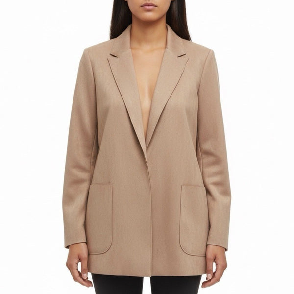 Charter Club Womens Pink Open-Front Blazer Large Lightweight Pockets