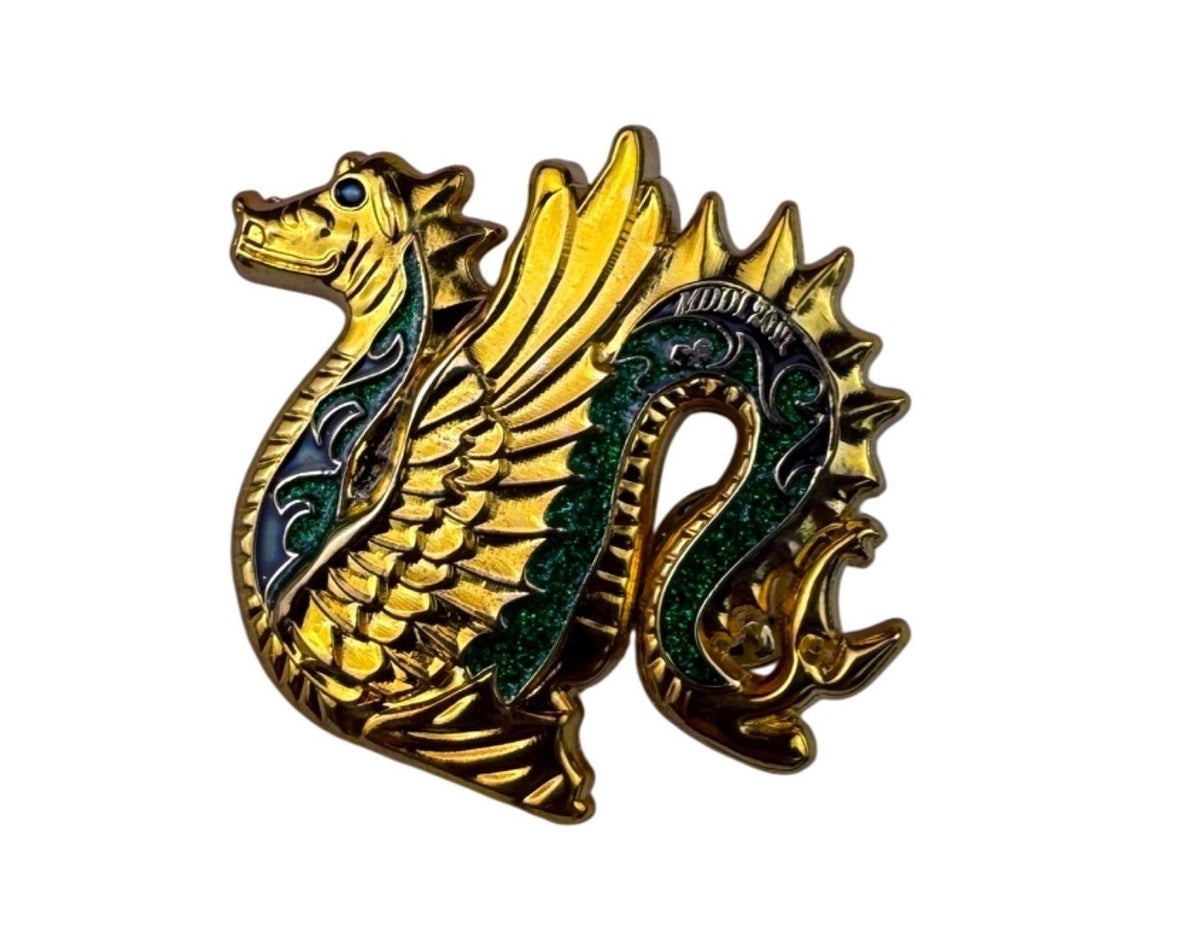 Destination Imagination Gold Tone Multicolor Enamel Museum Art Design Pins