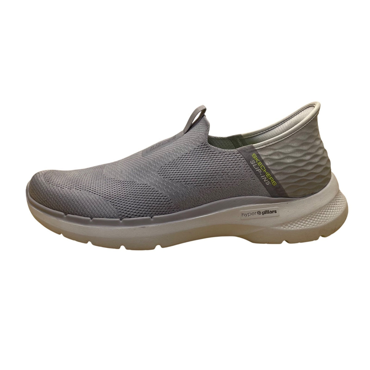 Skechers Men’s Gray Air-Cooled Memory Foam Slip-Ins Walk Sneakers Size 12
