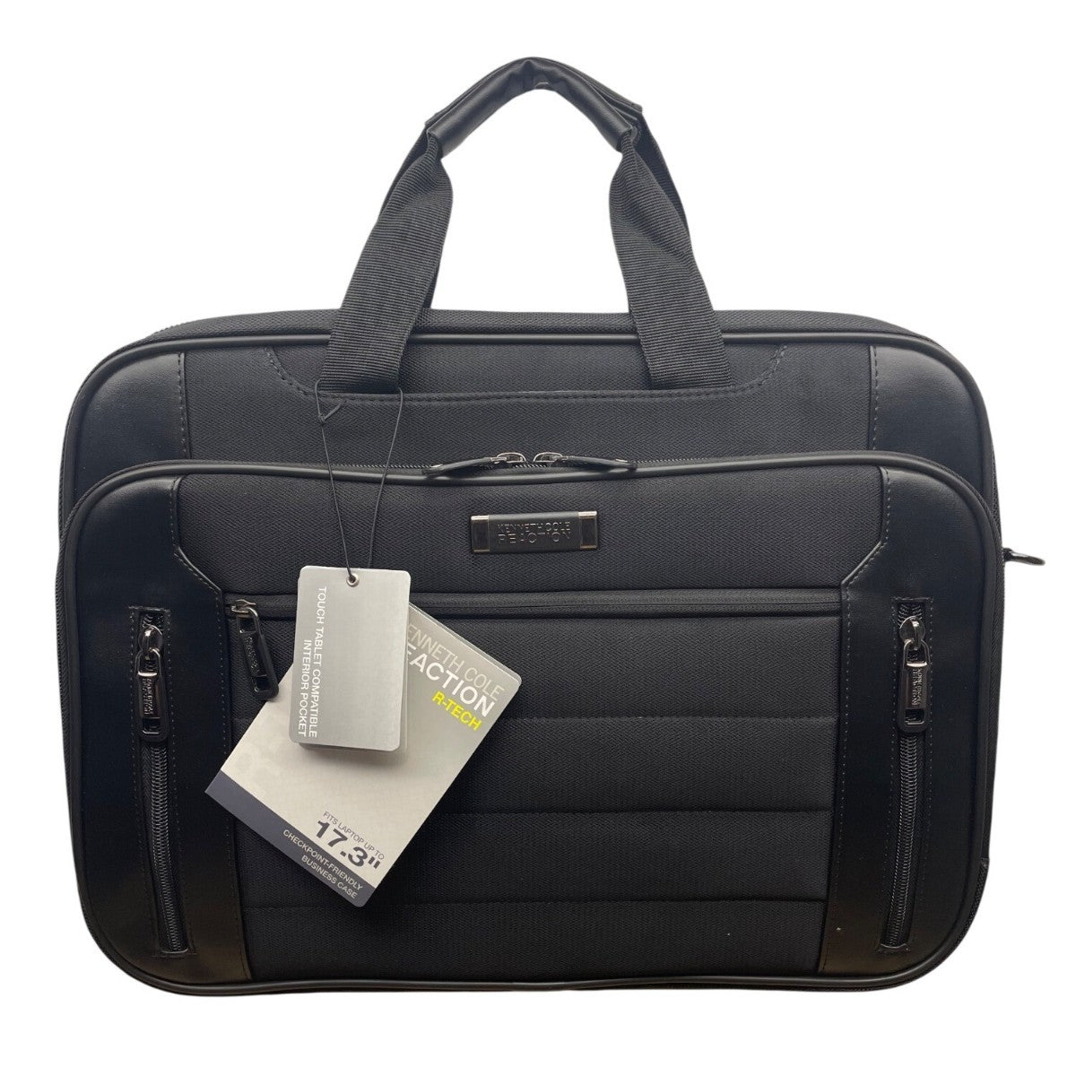 Kenneth Cole Reaction Men’s Black Nylon R-Tech 17.3” Laptop Business Case