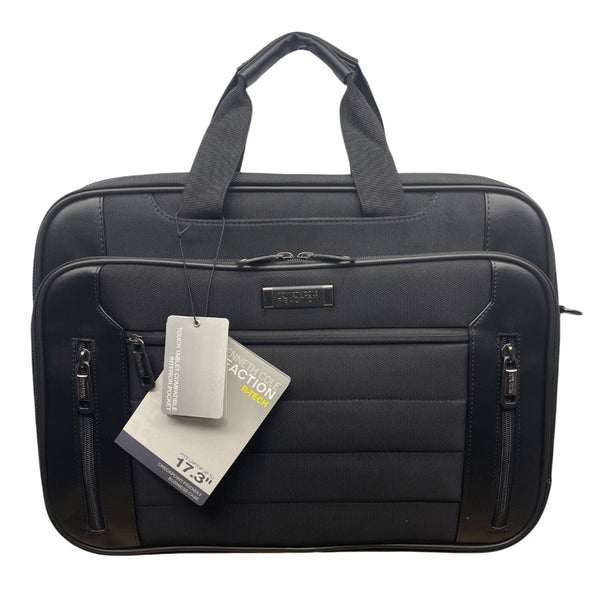 Kenneth Cole Reaction Men’s Black Nylon R-Tech 17.3” Laptop Business Case