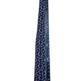 Vintage Brooks Brothers Mens Navy All Silk Tie Red White Geometric Floral Patter