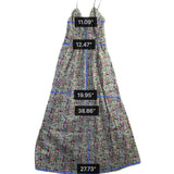 J.Crew Women Multicolor Cotton Maxi Sundress Floral Sleeveless Size 2