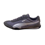 Puma Men’s Gray & Silver Suede Casual Athletic 76 Runner Sneakers Size 7.5