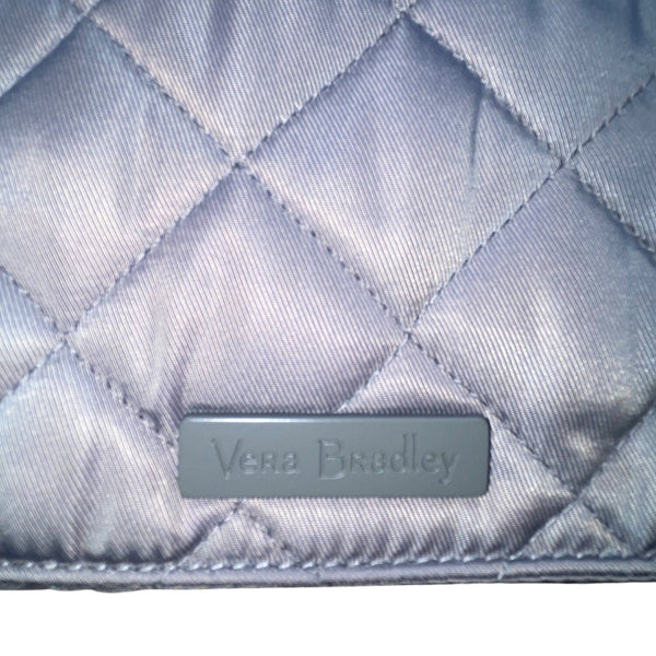 Vera Bradley Women’s Gray Quilted Durable Nylon Adjustable Strap Crossbody Bag