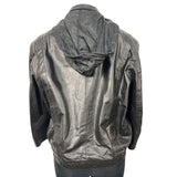 Vintage Berman's Men's Black Leather Jacket Size 44 - EUC