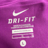 Nike Womens Purple Dri-FIT Skort Stripe Pattern Size Large