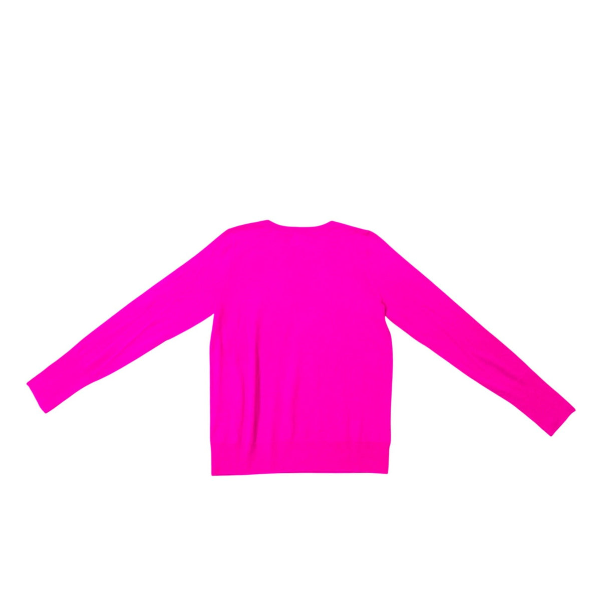 Halogen Womens Pink Merino Wool Crewneck Sweater Long Sleeve Sz M