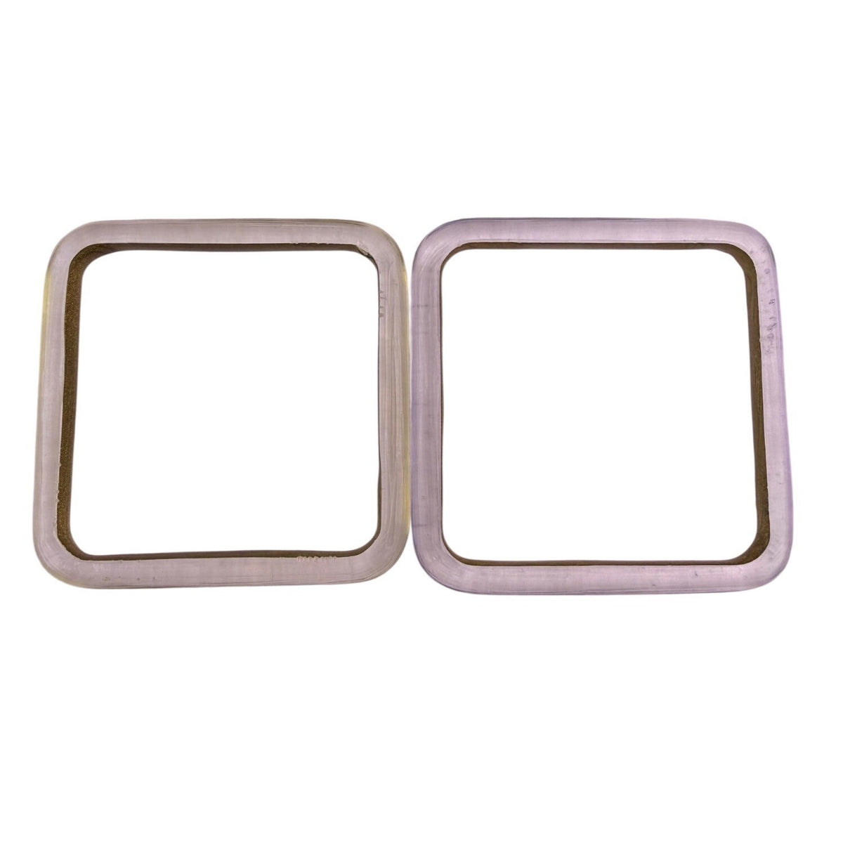 Alexis Bittar Women’s Lucite Square Bangles Set Translucent Yellow Purple Colors