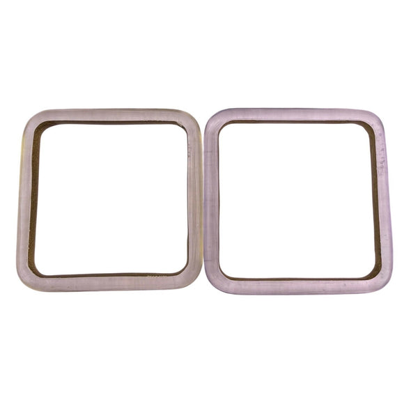 Alexis Bittar Women’s Lucite Square Bangles Set Translucent Yellow Purple Colors
