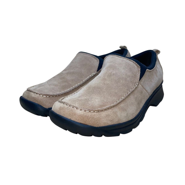 RealComfort By Chadwicks Women’s Light Brown Suede Slip-On Loafers Size 10M