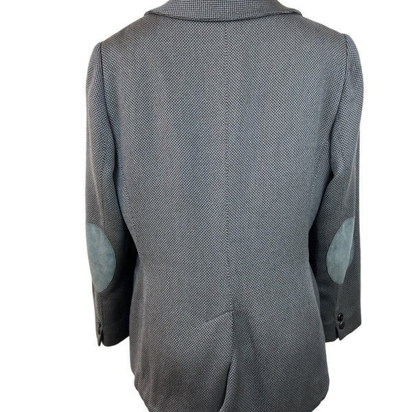 Collezioni Women's Gray Blazer Sz 16 (EU 48)