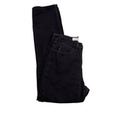 Guess Jeans Mens Black Denim Pants Classic Fit Cotton Narrow Leg Size 30