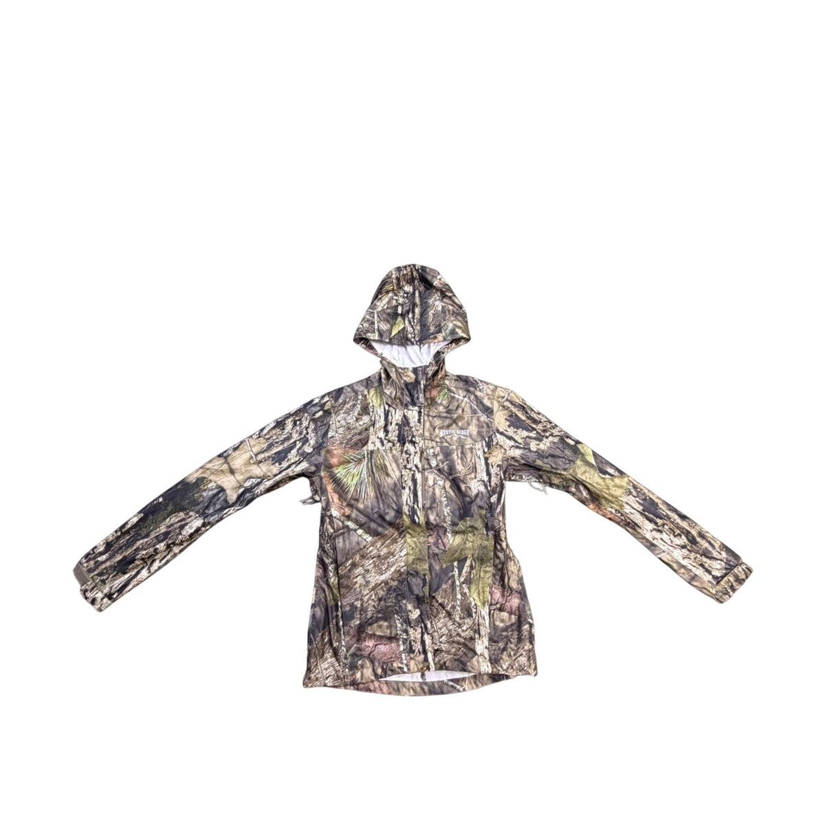 Rustic Ridge Womens Camouflage Hooded Outdoor Jacket Lightweight Durable Sz XS