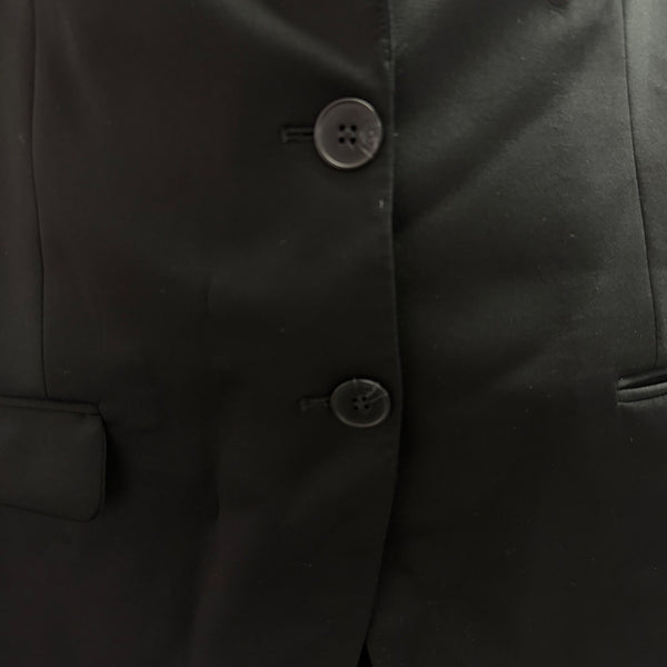 Express Men’s Black Blazer Jacket Button-Up Modern Professional Sz XL