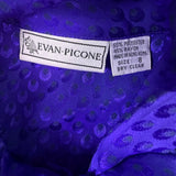 Vintage Evan-Picone Womens Blue Long Sleeve Tie Neck Blouse Size 8