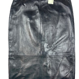 Banana Republic Black Leather Tube Skirt Szize 2 (EU 32) - NWT