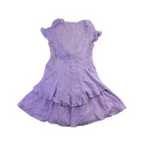 One And Only Women Lilac Ruffle Tie Front Dress Size L