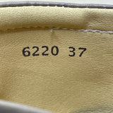 San Ou Women’s Brown Leather Casual Slip-On Shoes Size EU37/US6
