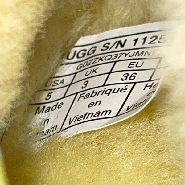 UGG Women’s Multicolor Sheepskin Fluffy Slingback Platform Sandals Size 5
