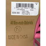 Windsor Women's April Pink Squared Toe High Heels Sz 7.5 - NWB