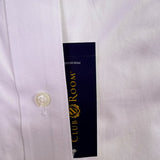 Club Room Mens White Regular Fit The Estate Dress Shirt Short Sleeve Sz 15