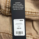 Fashion Nova Womens Brown Washed Micro Mini Skirt W/ Pockets Size M