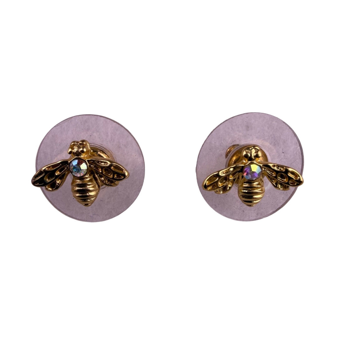 Spartina 449 Womens Gold Tone Stud Earring Set With Bee & Floral Designs