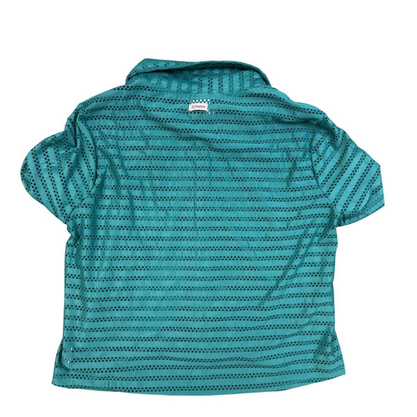 Hurley Womens Teal Button-Up Shirt & Elastic Waist PantsSet Sz XS Set